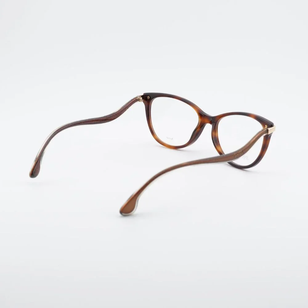 Jimmy Choo JC258 0086 00 Eyeglasses Havana/Gold 54mm Cat Eye Frame - Picture 6 of 11
